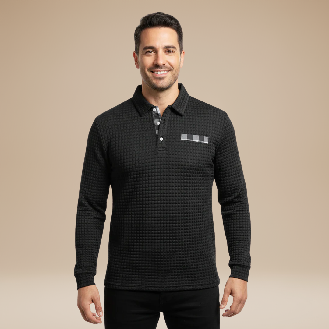 Enrico | Long-Sleeved Polo Shirt