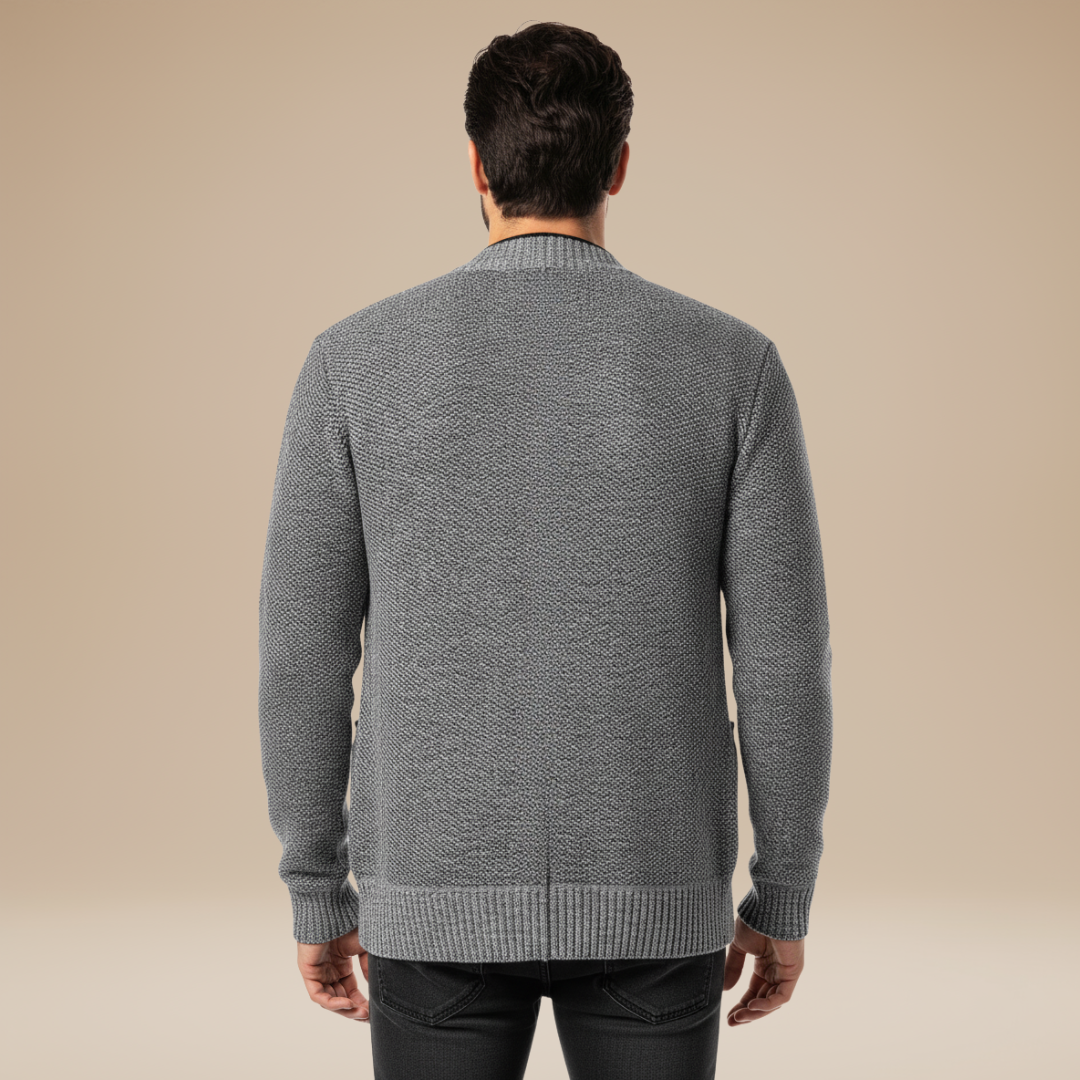 Achille | Cardigan Termico Uomo Morbido Caldo Classico