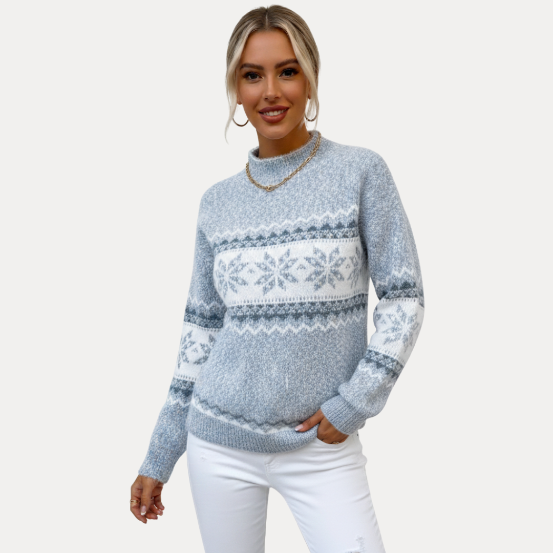 Sofia | Maglione Jacquard Nordic Chic