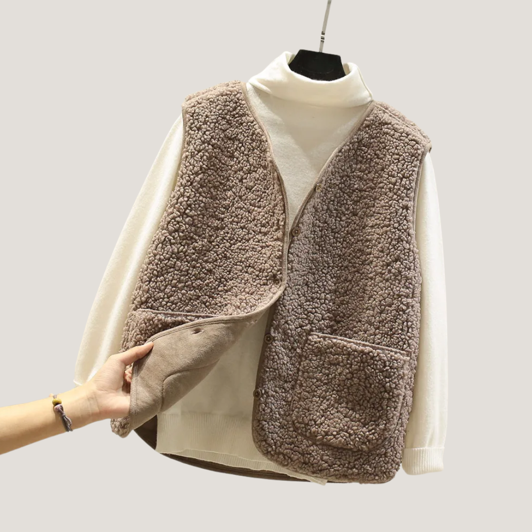Ludovica | Gilet in Pile Morbido e Caldo