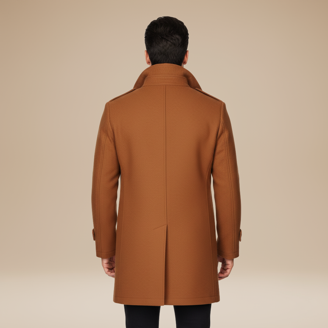 Cesare | Cappotto Uomo Elegante a Doppio Petto