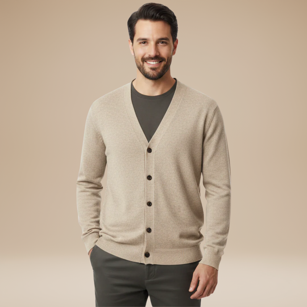 Alaric | Men's Cashmere Blend Cardigan