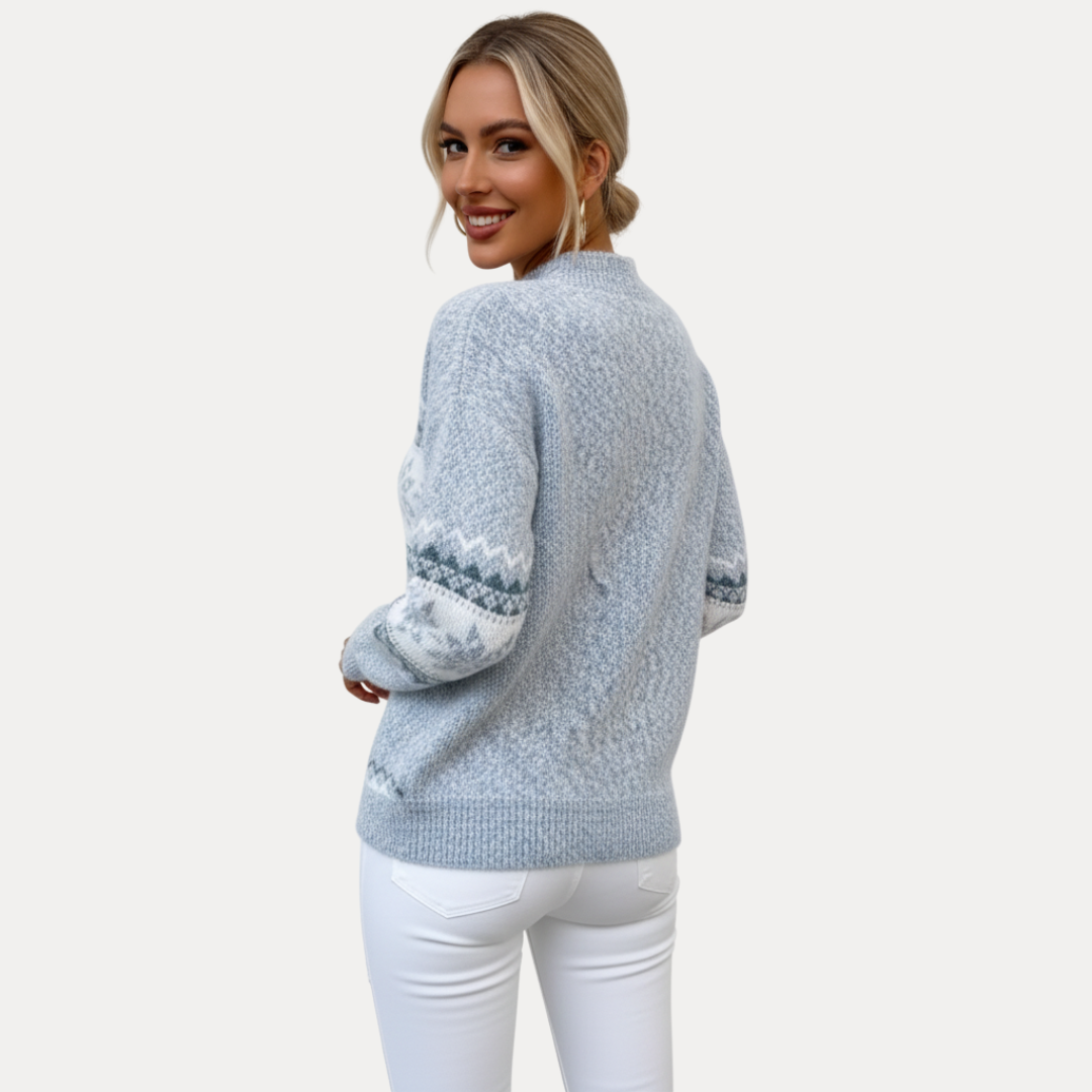Sofia | Maglione Jacquard Nordic Chic
