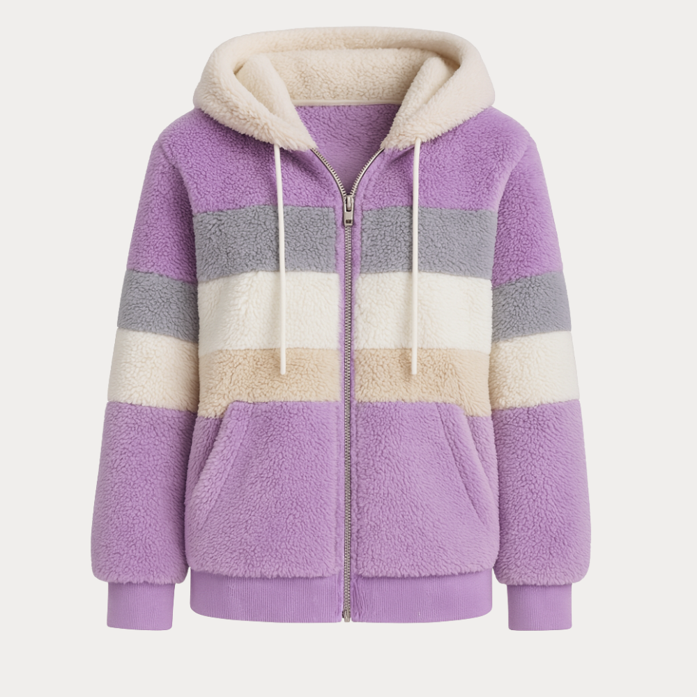 Aurora | Giacca Teddy con Cappuccio
