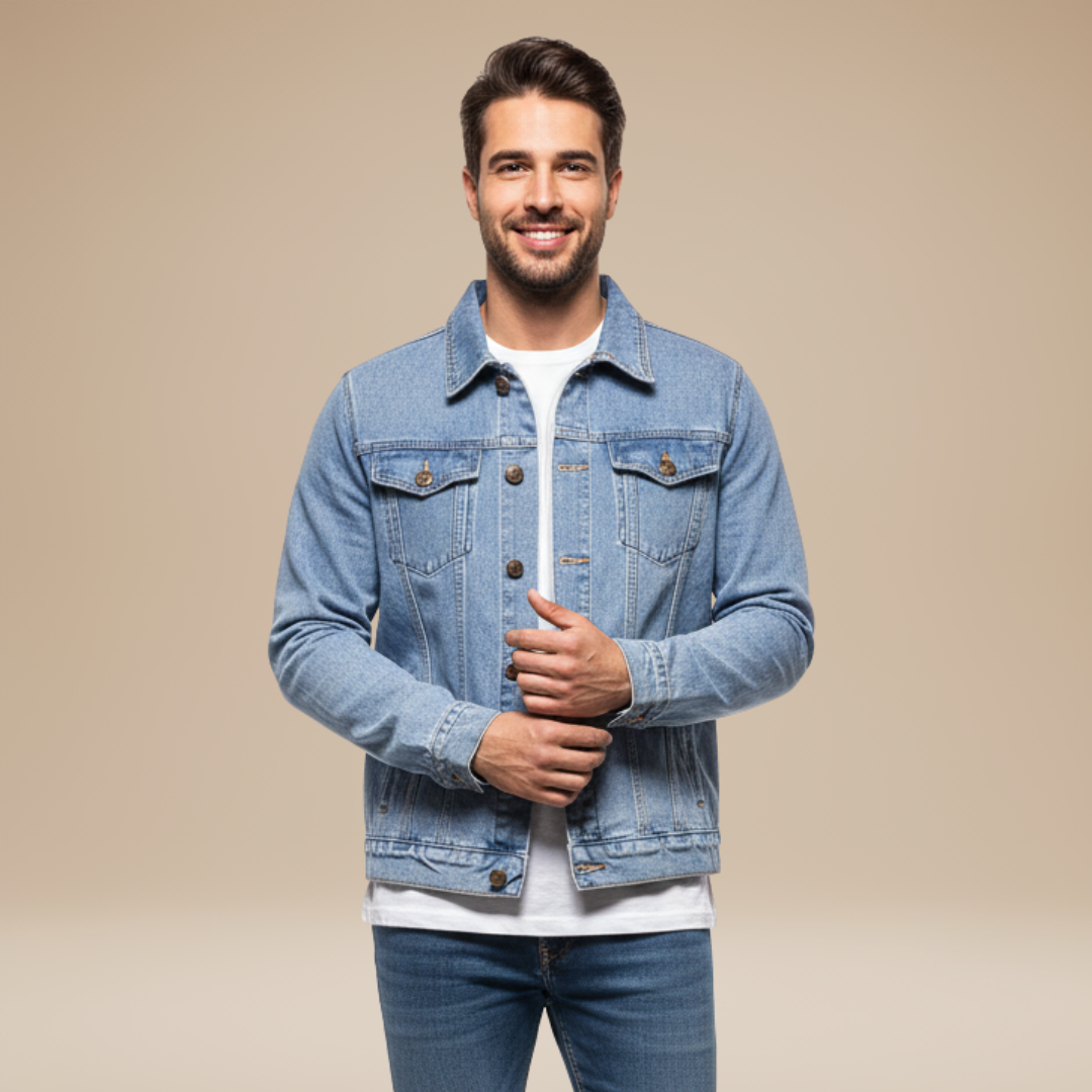 aaVincenzo | Giacca Uomo Stile Denim Iconica e Moderna