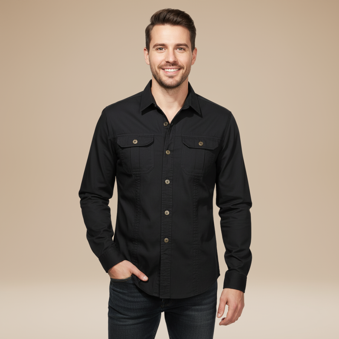 Niccolò | Camicia Uomo Outdoor Stile Pulito e Deciso