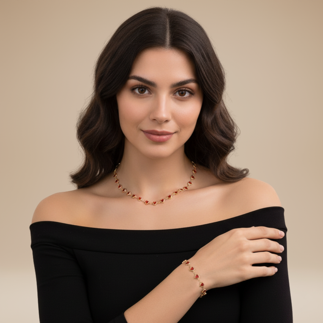Imelda | Set Collana e Bracciale Donna Elegante e Armonioso