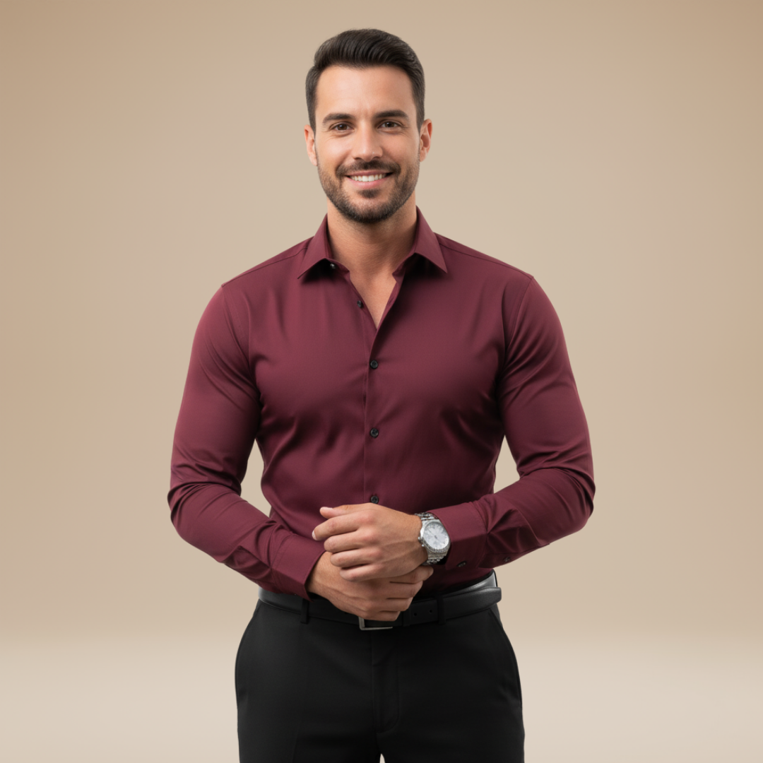 Vasco | Camicia Uomo Slim Fit Linea Pulita