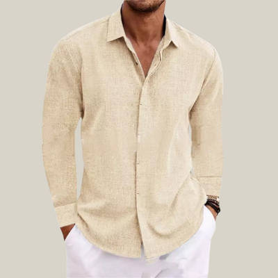 Alessio | Camicia Uomo Effetto Lino