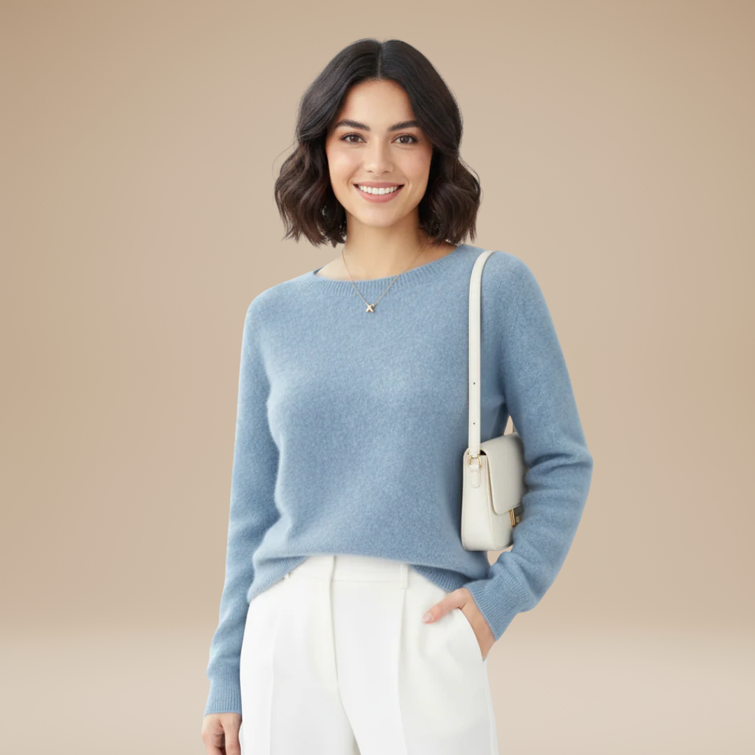 Claudia | Classic Crewneck Sweater
