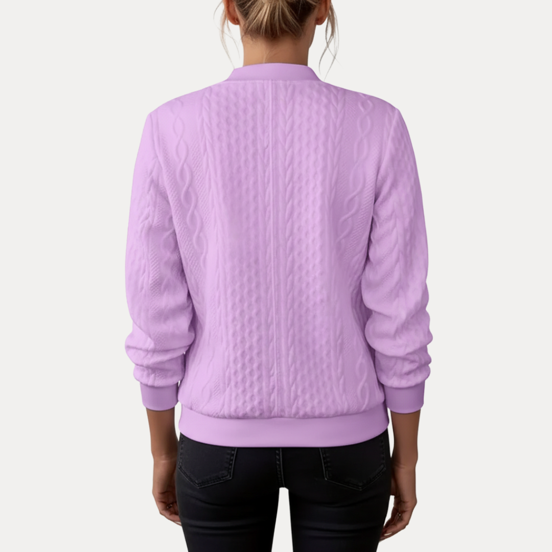 Elena | Cardigan Bomber Elegante