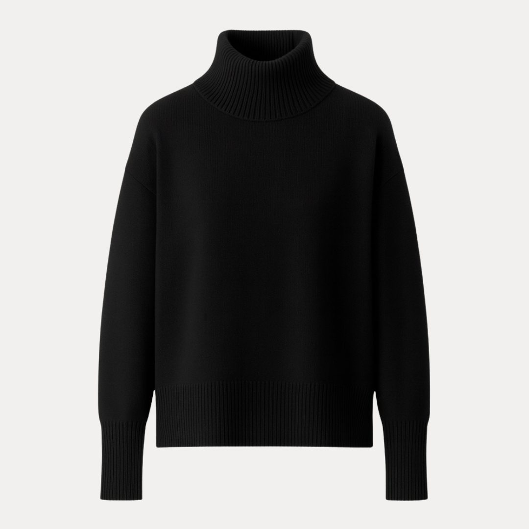 Marcella | Maglione Collo Alto Raffinato