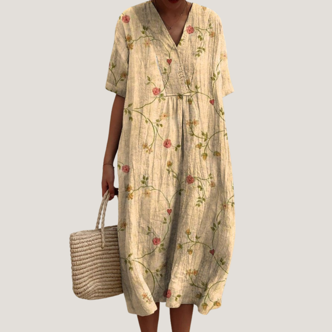 Liliana | Abito Comodo con Stile Naturale