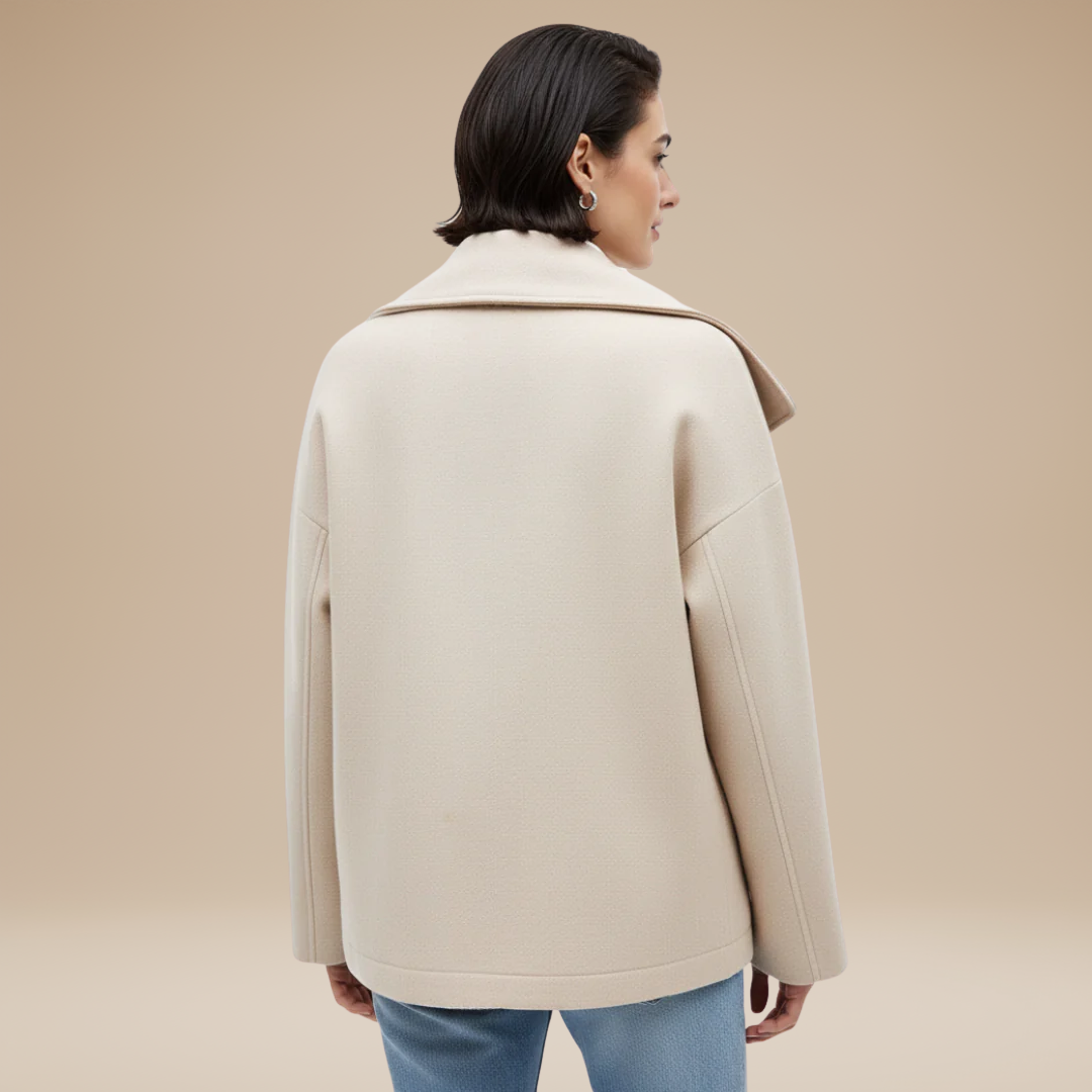 Beatrice | Cappotto Corto Donna con Collo Ampio