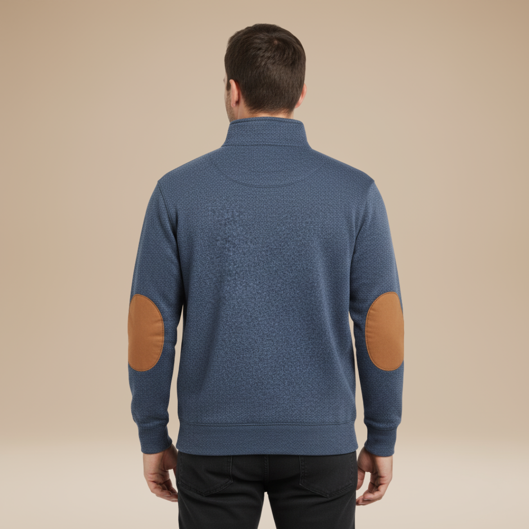 Matteo | Men's Sweater with Elbow Patches