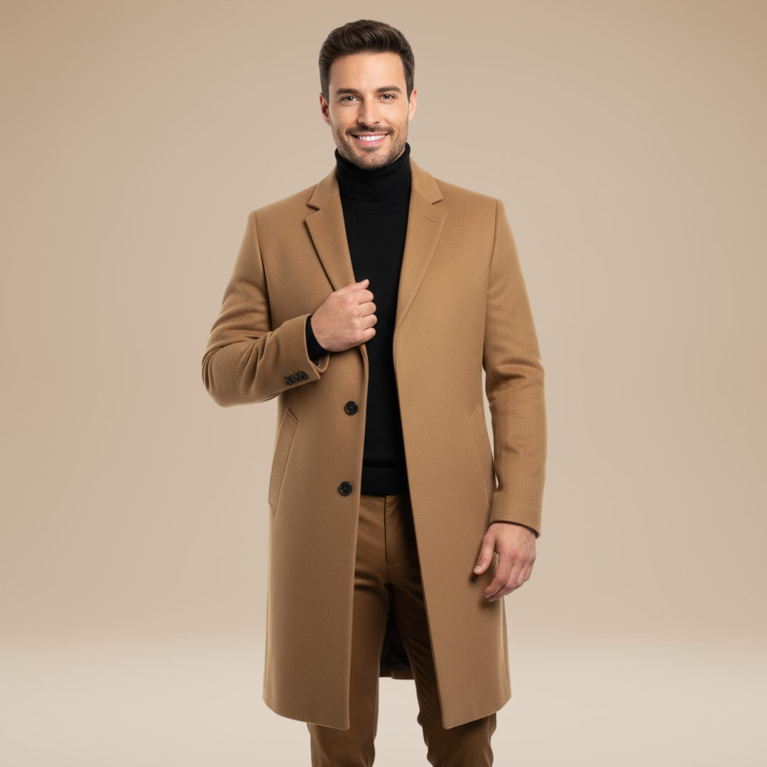 Ercole | Cappotto Lungo Uomo dal Design Deciso