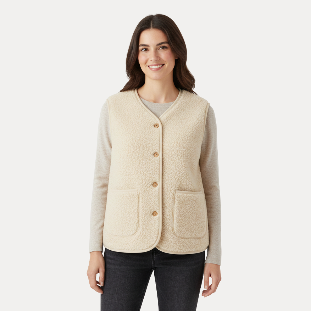 Ludovica | Gilet in Pile Morbido e Caldo