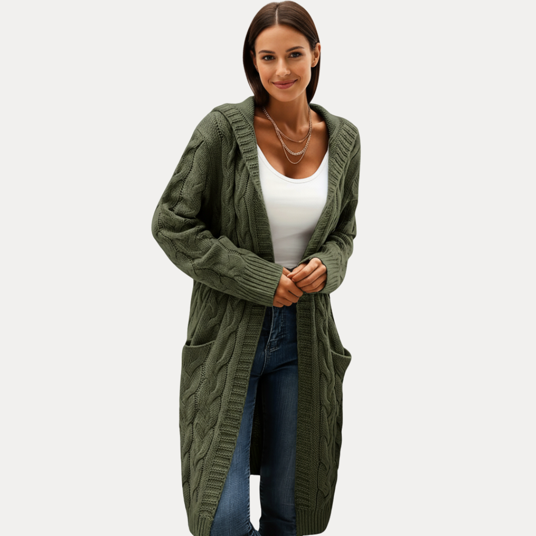 Giulia | Cardigan a Treccia Donna