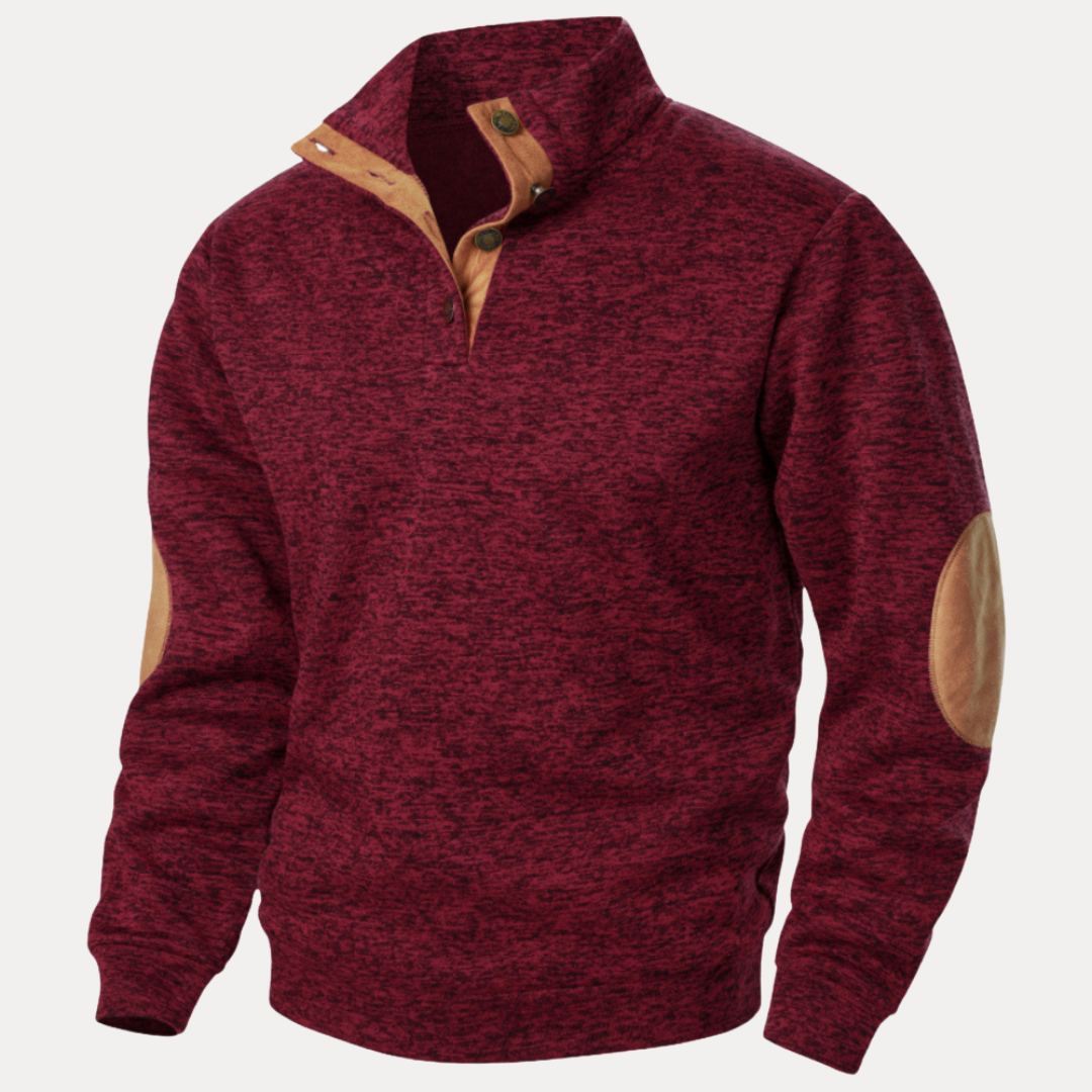 Matteo | Maglione Uomo con Toppe sui Gomiti