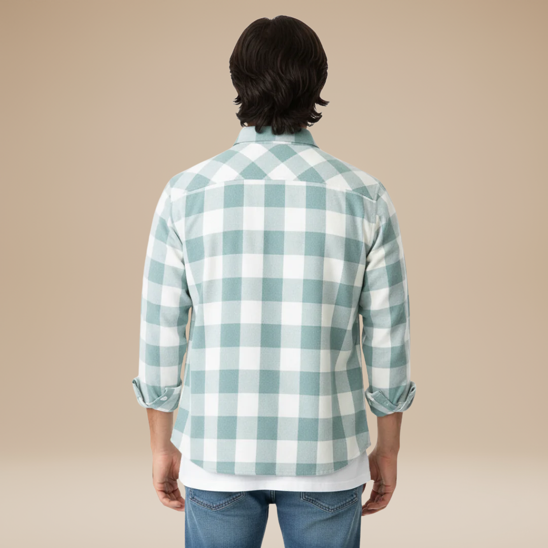 Ethan | Versatile and Modern Men's Checkered Shirt