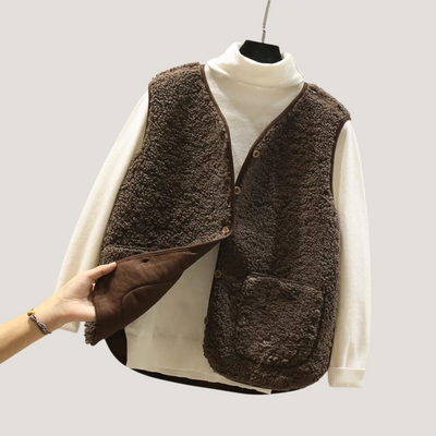 Ludovica | Gilet in Pile Morbido e Caldo