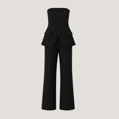 Armelinda | Completo Donna con Pantaloni a Gamba Larga