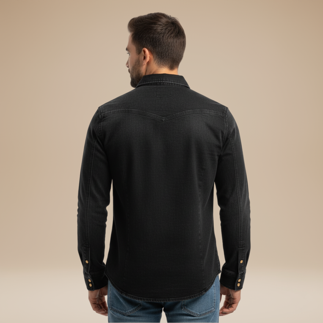 Arden | Camicia Uomo Casual in Denim Leggera