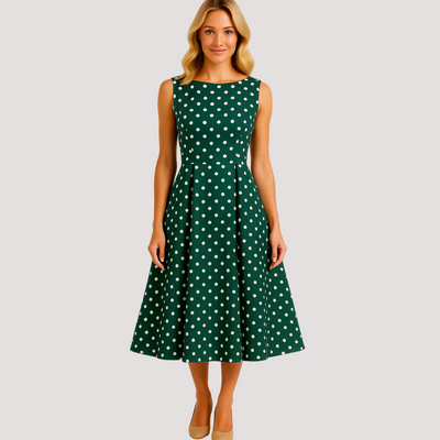 Jacinta | Abito Midi a Pois