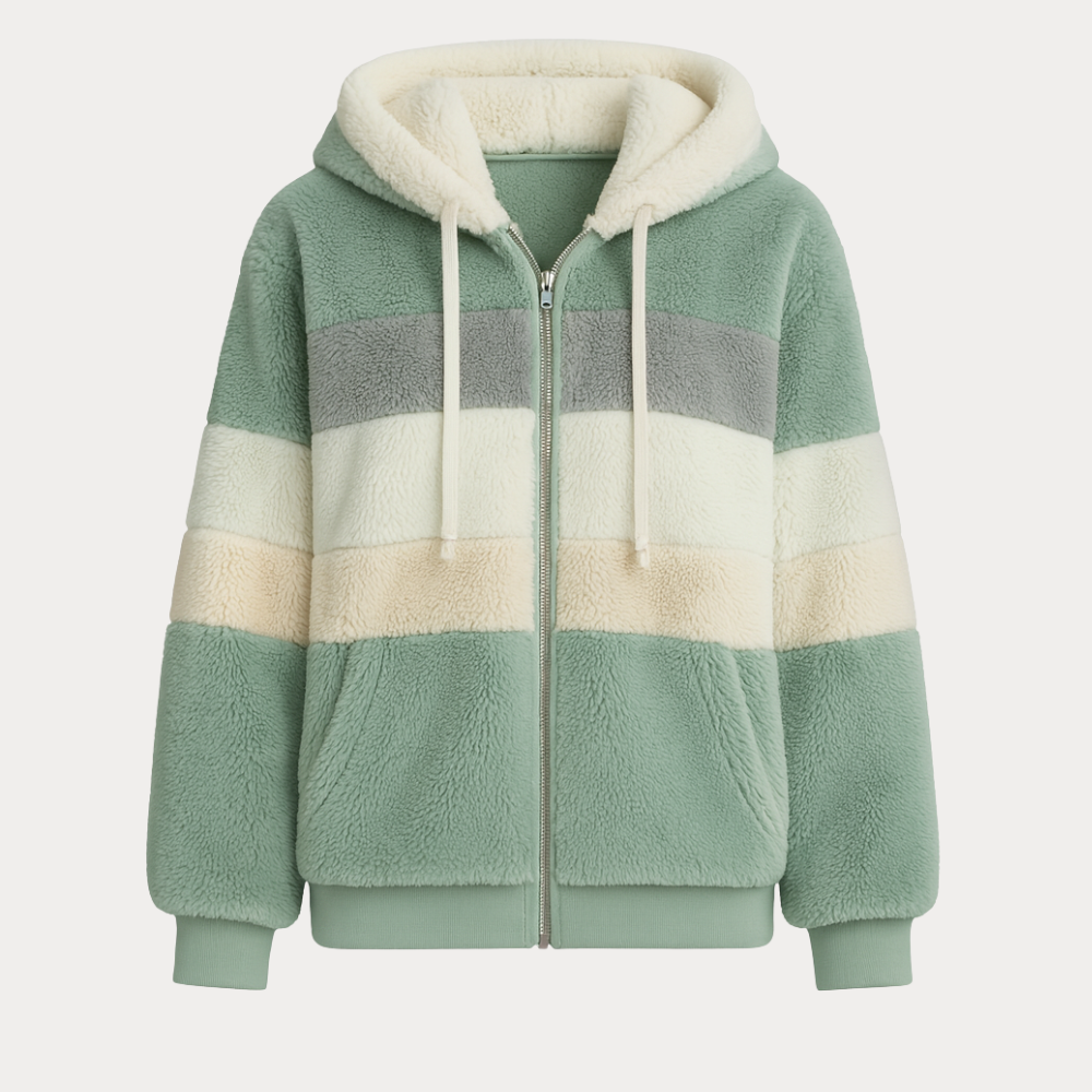 Aurora | Giacca Teddy con Cappuccio