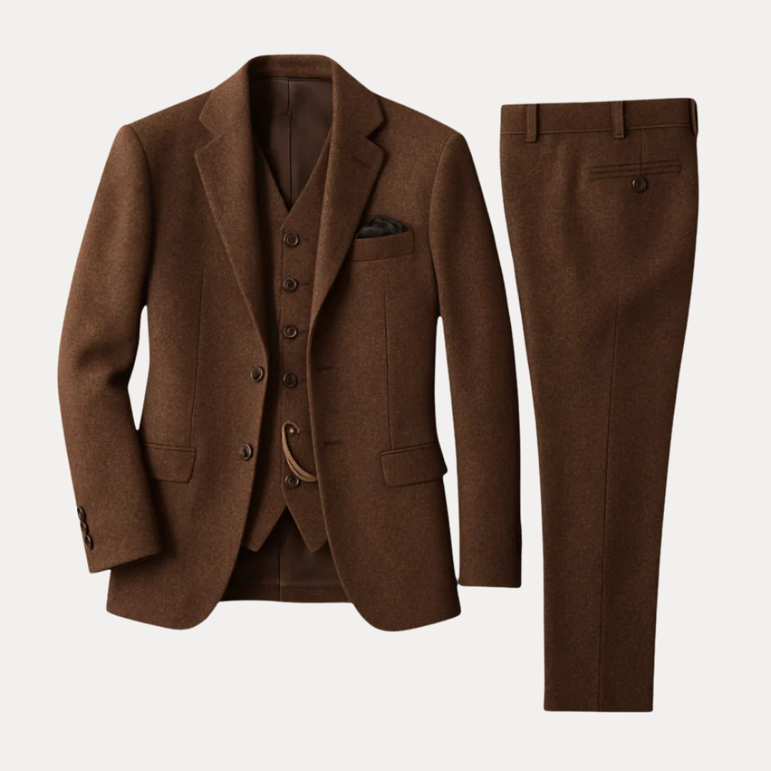 Harrison | Abito classico da uomo in tweed a tre pezzi