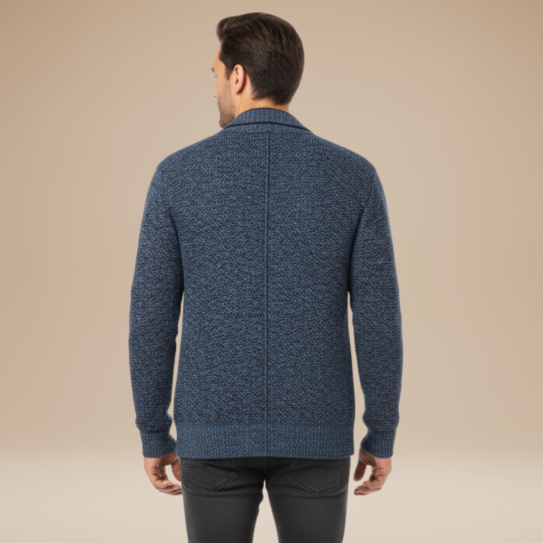Achille | Cardigan Termico Uomo Morbido Caldo Classico