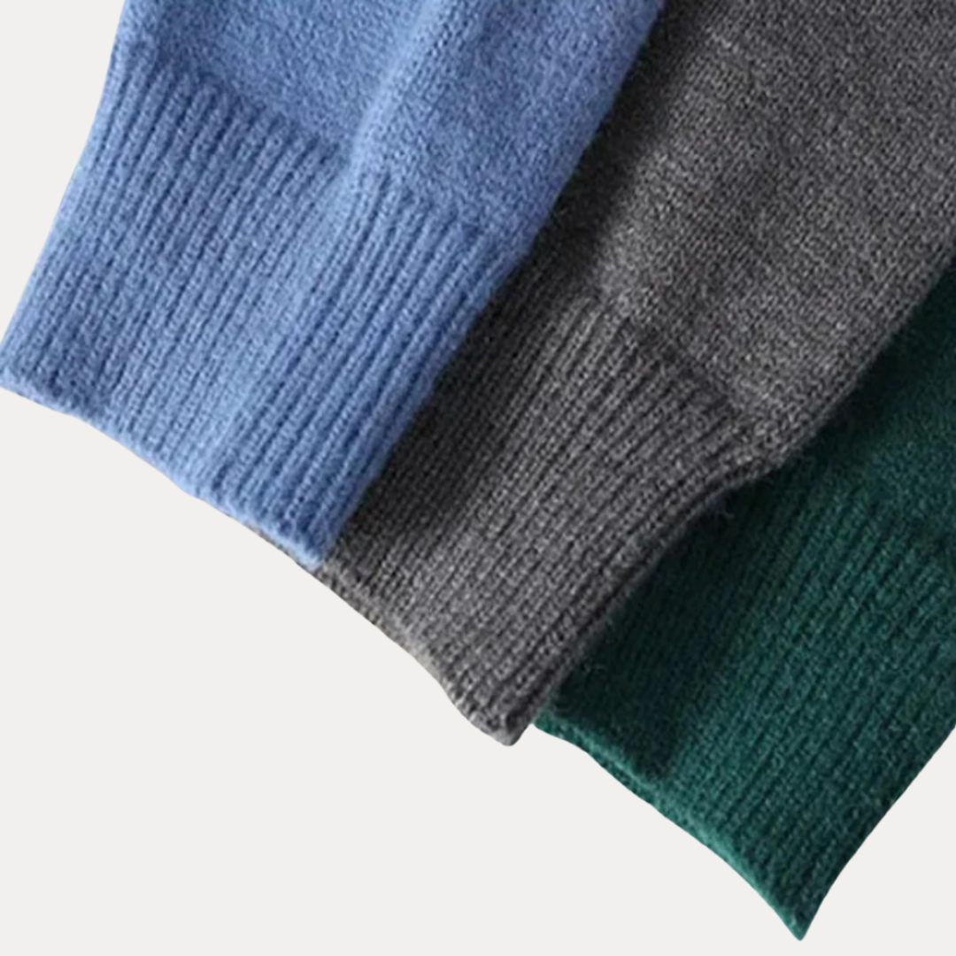 Marco | Maglione Patchwork a Trecce