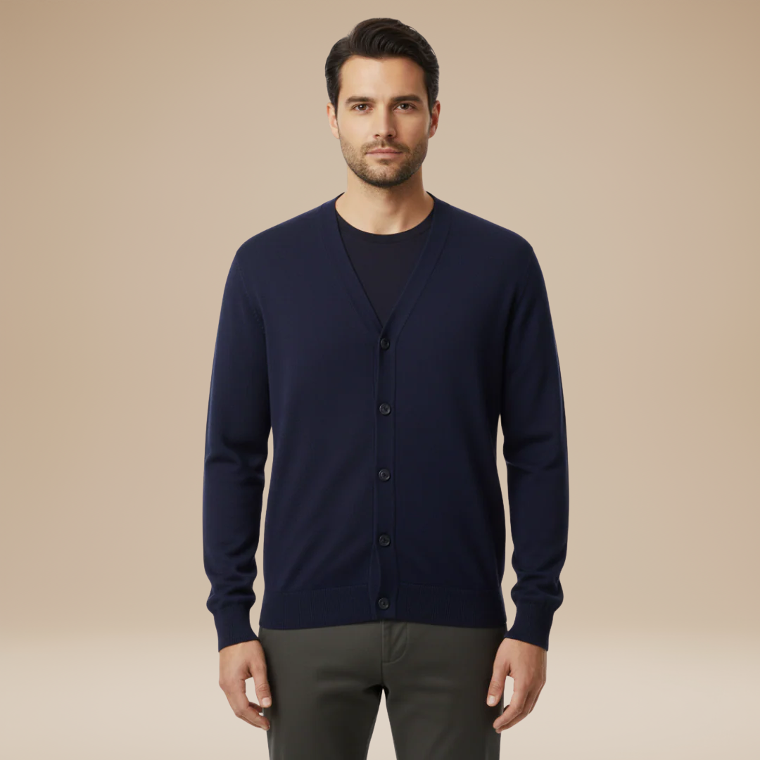 Alaric | Men's Cashmere Blend Cardigan