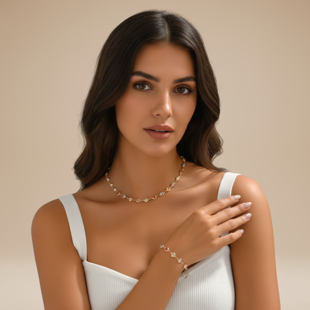 Imelda | Set Collana e Bracciale Donna Elegante e Armonioso