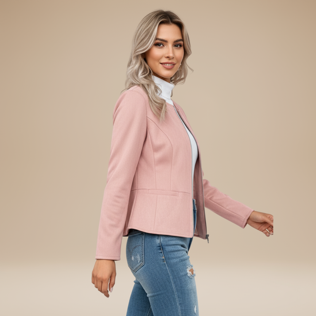 Gioia | Giacca Donna con Zip dal Design Pulito