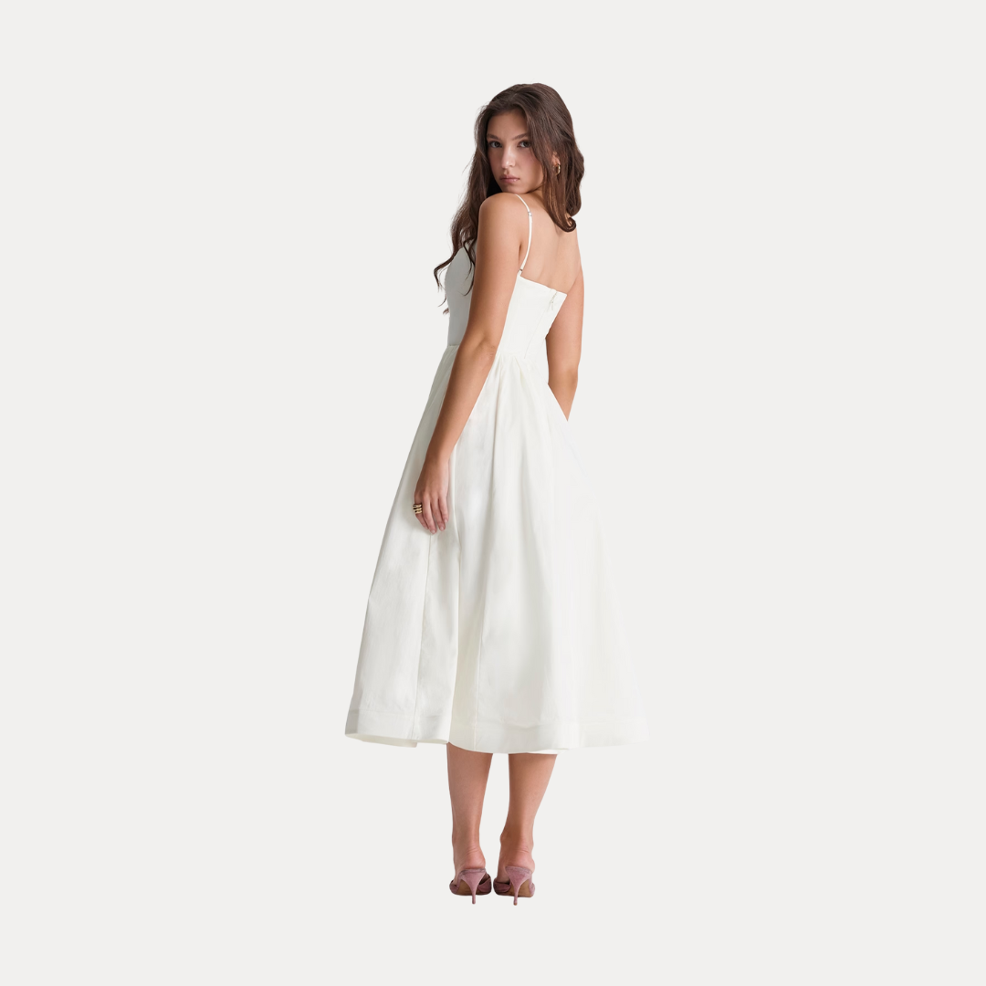 Gemma | Abito Midi con Spalline