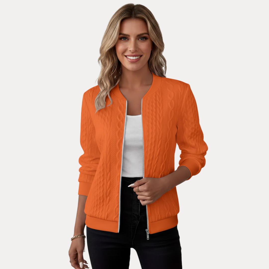 Elena | Cardigan Bomber Elegante