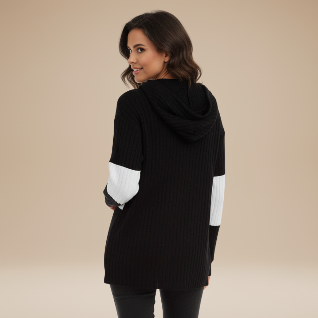 Veronica | Felpa Donna con Cappuccio e Linee Armoniose