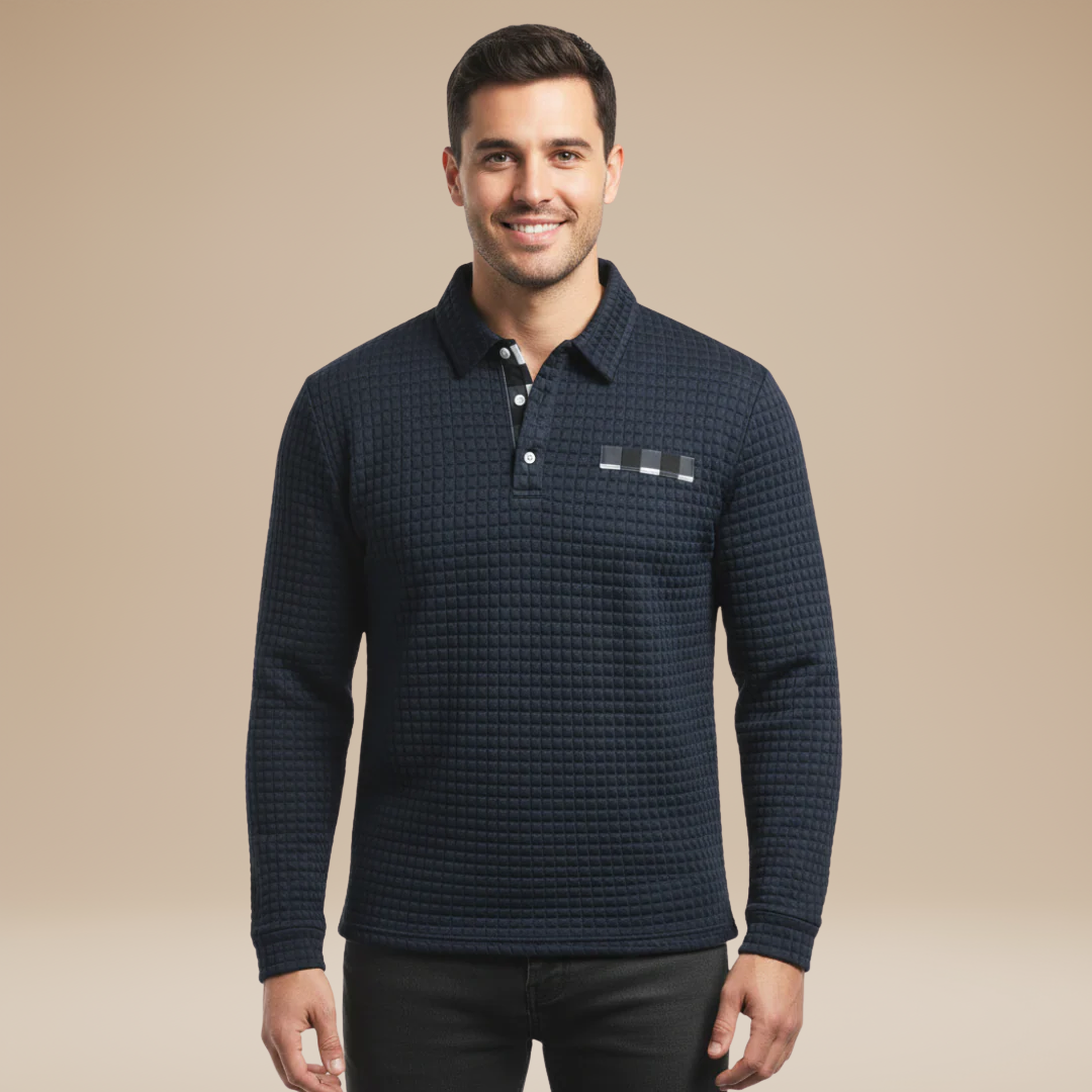 Enrico | Long-Sleeved Polo Shirt