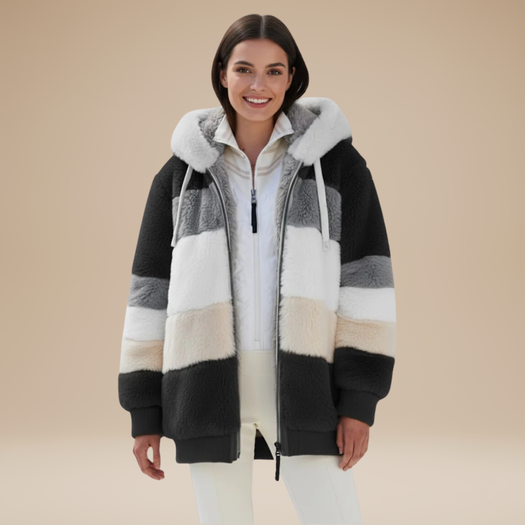 Aurora | Teddy Jacket with Hood