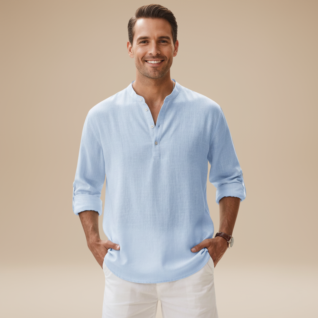 Luca | Men's Henley Shirt