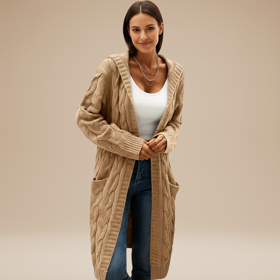 Giulia | Women's Cable Knit Cardigan