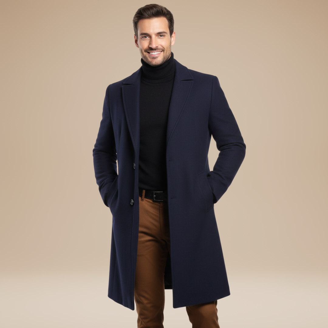 Ercole | Cappotto Lungo Uomo dal Design Deciso