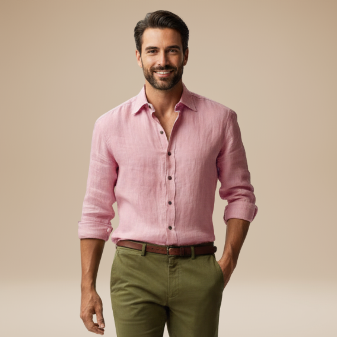 Lido | Camicia Uomo Leggera Stile Naturale e Chic