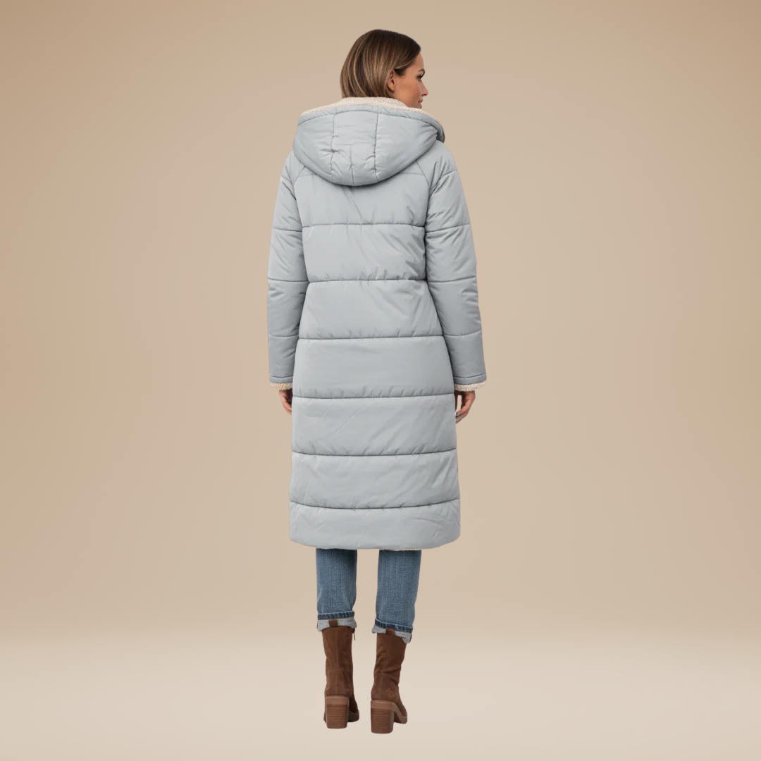 Elena | Cappotto Trapuntato Lungo da Donna