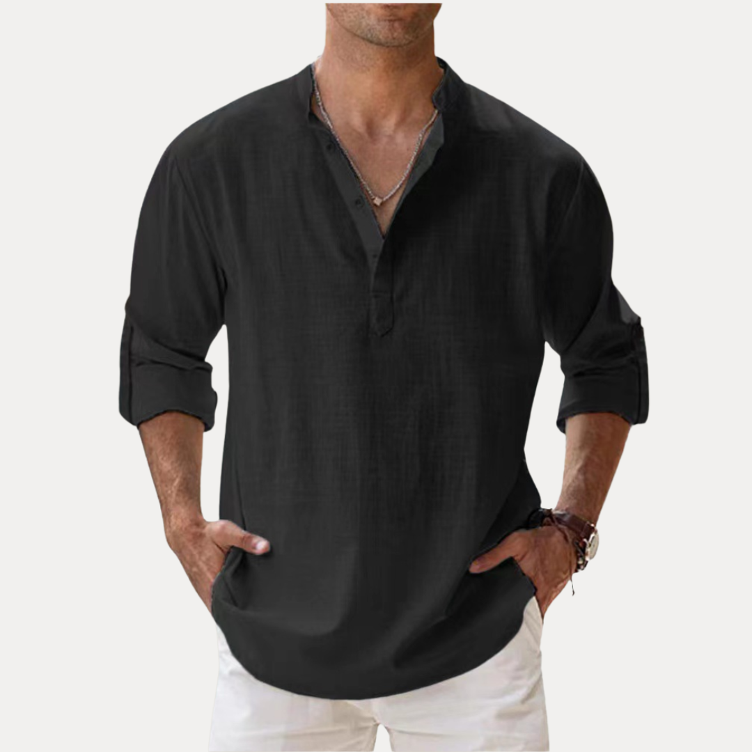 Luca | Camicia Henley da Uomo