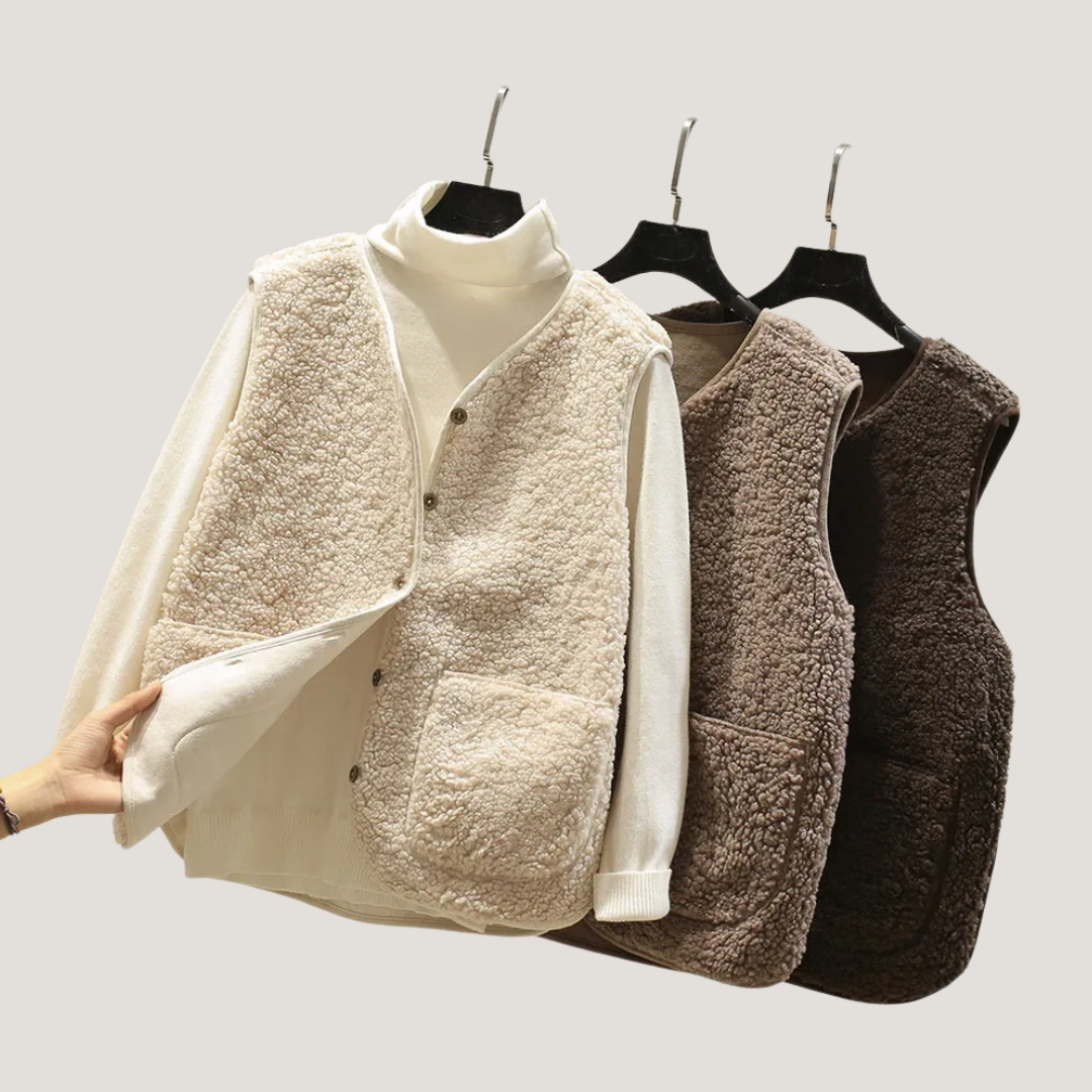 Ludovica | Gilet in Pile Morbido e Caldo