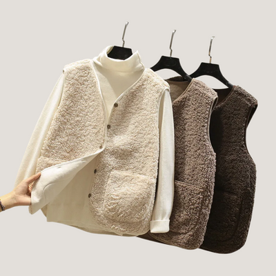 Ludovica | Gilet in Pile Morbido e Caldo