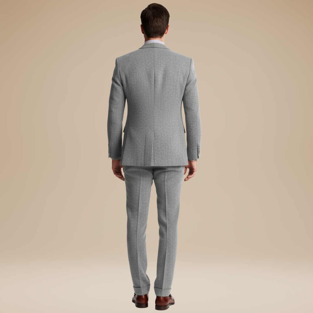 Harrison | Classic three-piece tweed suit for men