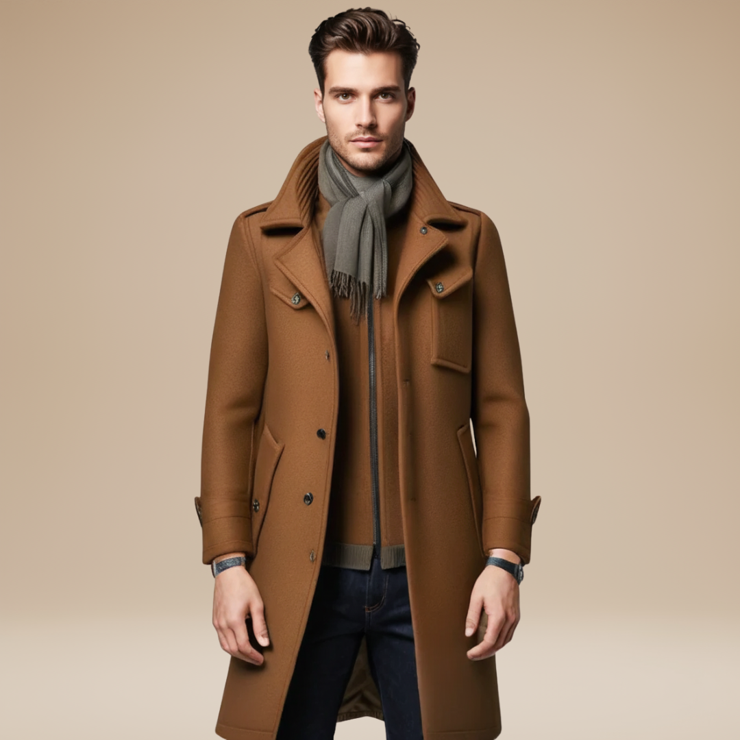 Emilio | Cappotto Uomo Doppio Strato Elegante e Caldo
